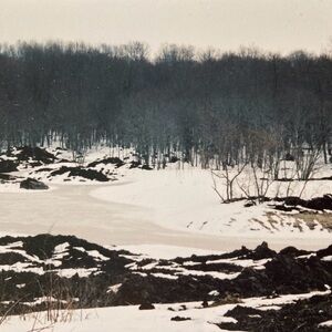 Winter Landscape Art Print from photo, with finished sides ready to hang up